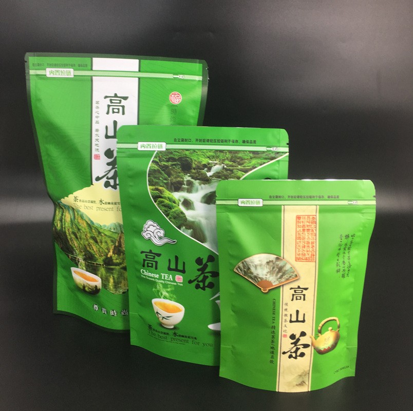 厂家直销 现货茶叶包装袋 通用款茶叶自封袋150g250g凤凰茶包装袋